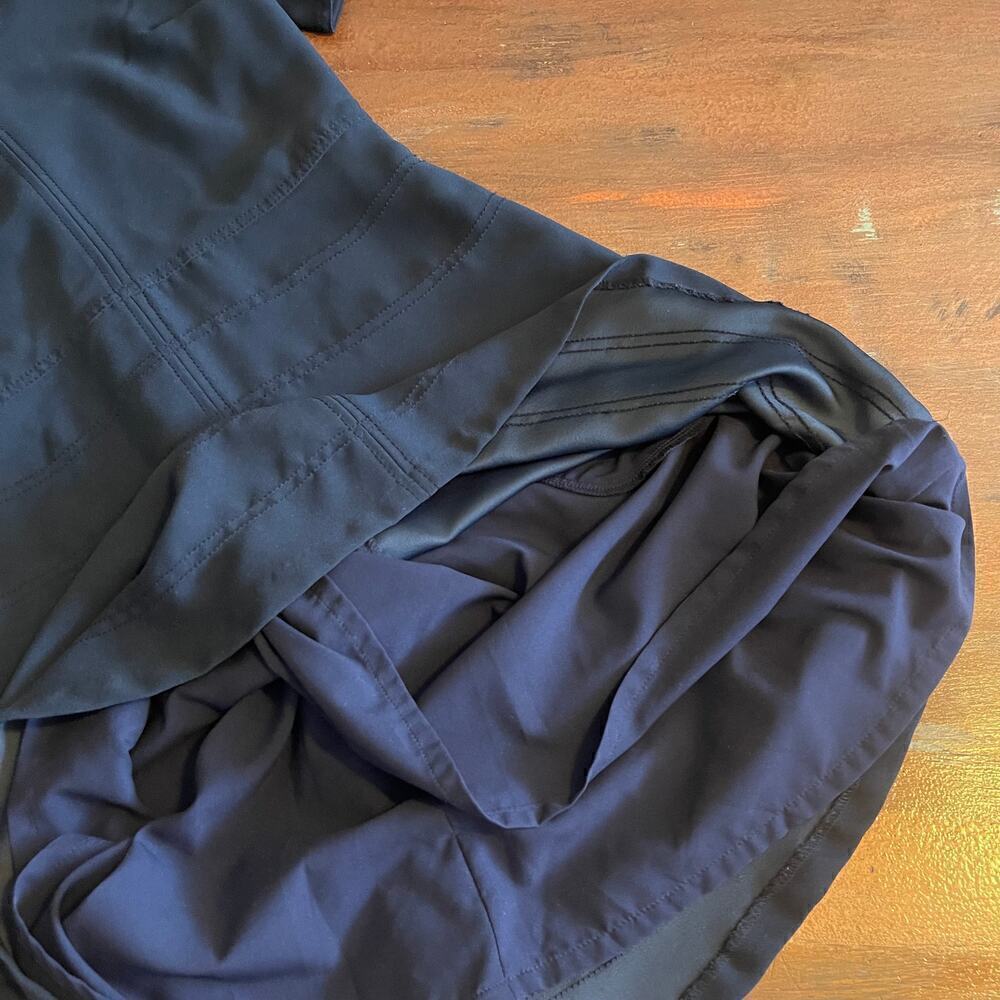 Banana Republic Women's Fit & Flare Classic Knee Length Navy Dress Size 6 - Picture 4 of 8